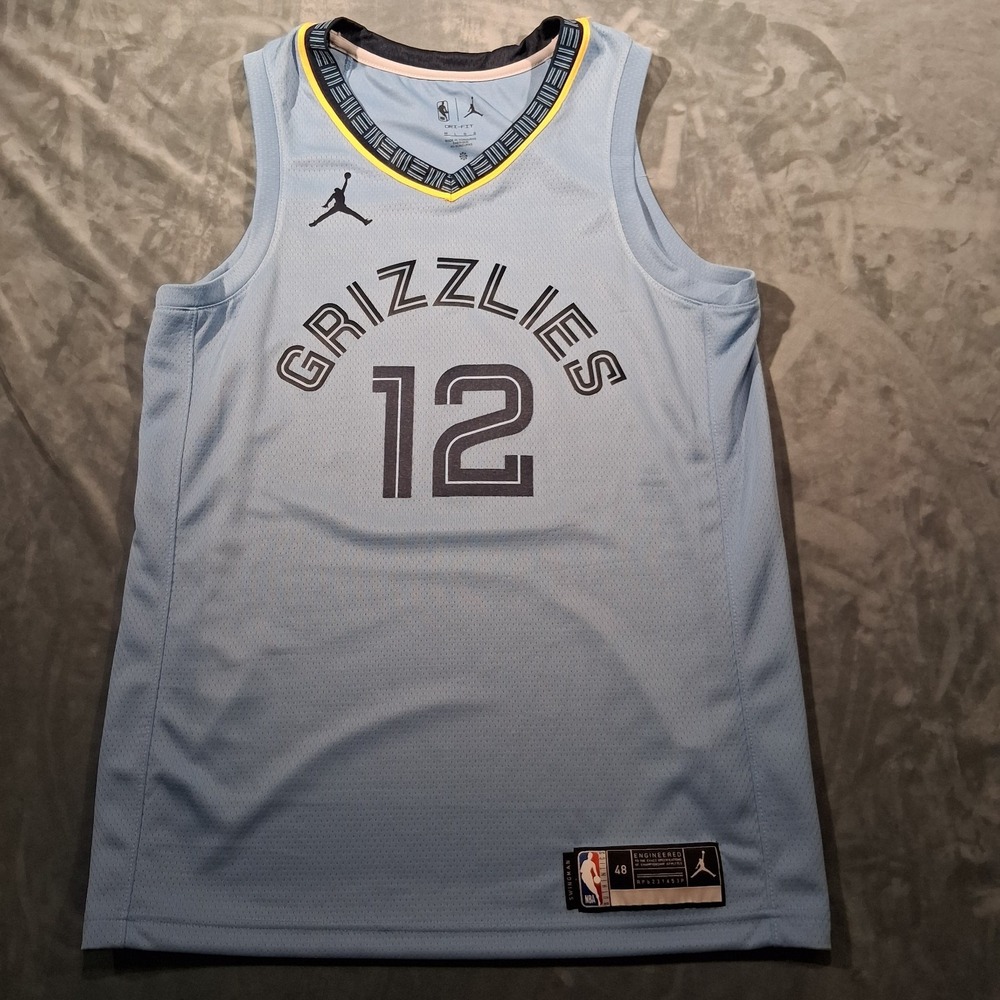 Ja Morant 12 Memphis Grizzlies Men's 48 Medium M Nike Swingman Jersey